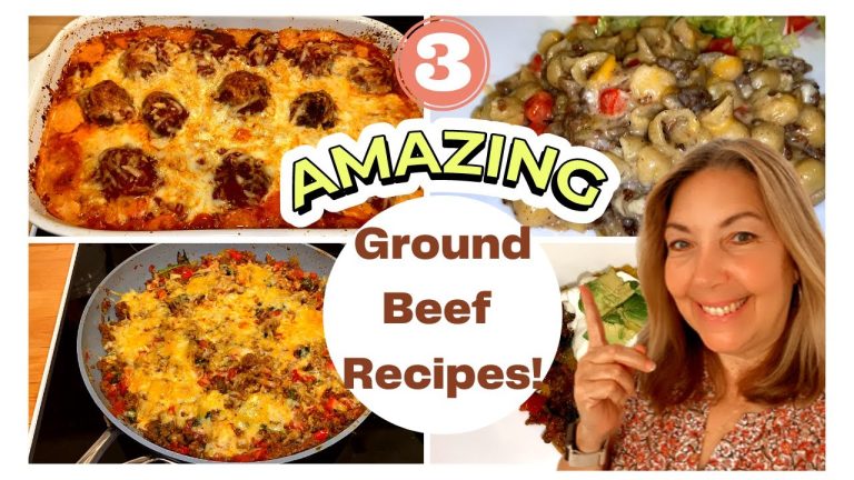 3 Of The Best Ground Beef Recipes You Need To Make! New To Us Recipes! #easy