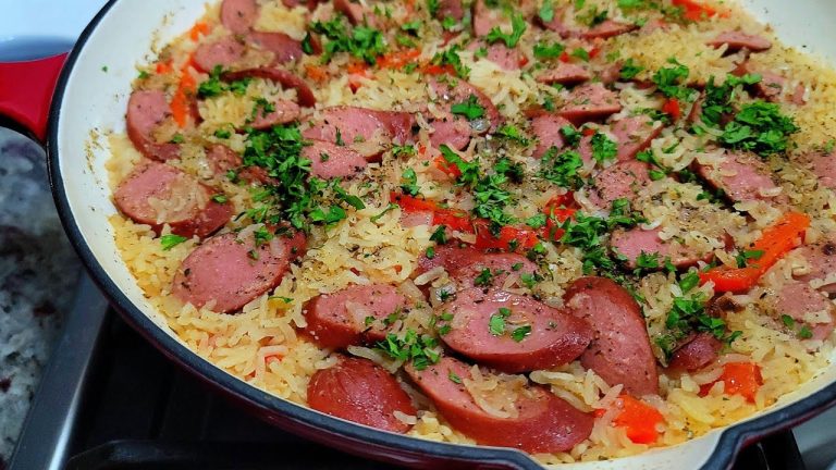 The ONE-PAN sausage and rice recipe you should try!