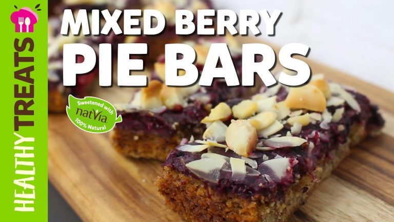 Healthy Mixed Berry Pie Bars – Natvia's Healthy Treats & Dessert Recipes