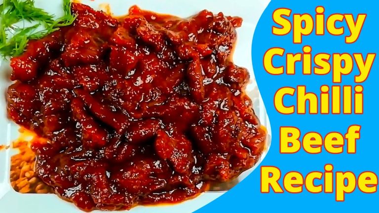 Hot Spicy & Crispy Chilli Beef Recipe | How to Make Restaurant Style Chilli Beef Recipe | Beef Curry