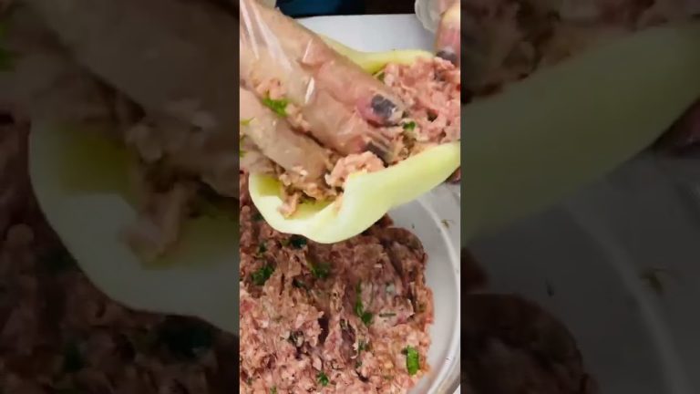 🫑Delicious Stuffed Pepper Recipe #cooking #food #tasty