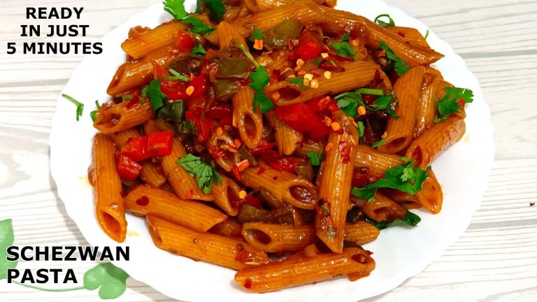 Pasta Recipes | Most Delicious Chinese Style Schezwan Pasta | Pasta Recipe At Home | Schezwan Pasta