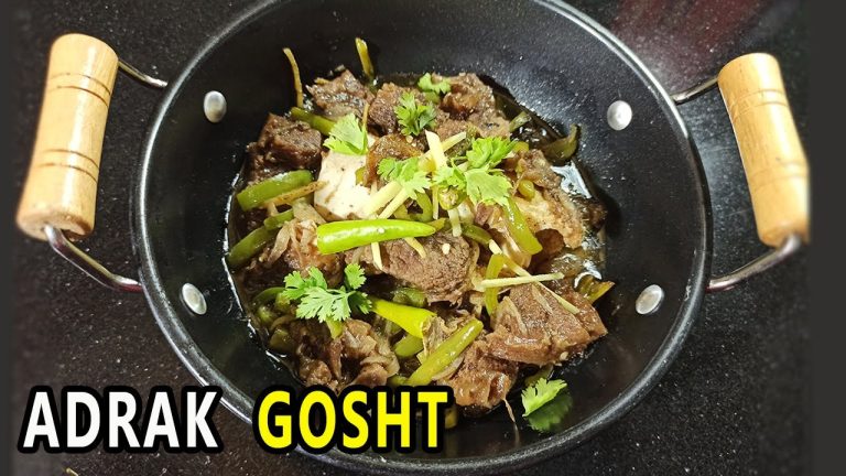 Adrak Gosht |Ginger mutton – How to make Ginger mutton| beef recipes