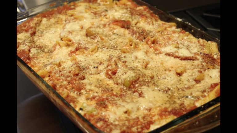EASY PASTA DISH / BEST HOME MADE  BAKED PENNE RECIPE / CHERYLS HOME COOKING