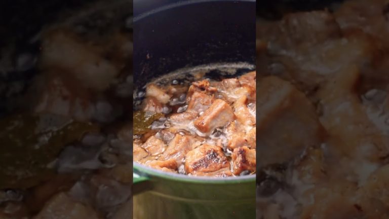 NO SOY SAUCE ADOBO | PORK ADOBO #shorts