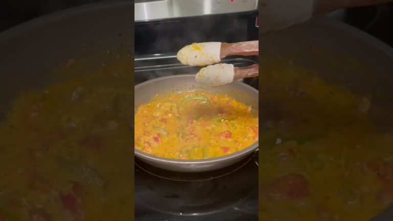 Cooking Is Honestly Therapeutic #dinnerrecipe #pasta #foodie #easyrecipe #salmon