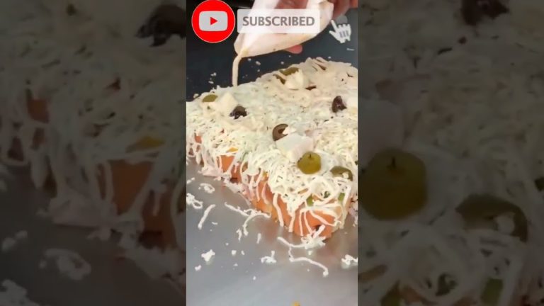 Bread pizza recipe | #shorts