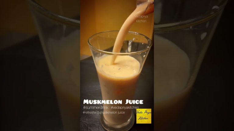 Muskmelon juice       #summerdrink #muskmelonjuice #refreshingjuice #viral #vedapriyakitchen