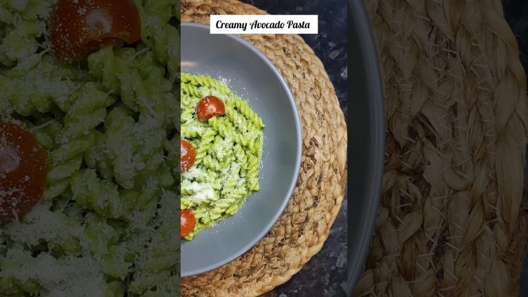 Creamy & Yummy Avocado Pasta 🍝 The Viral & Must try Pasta Recipe 😍🥑 #shorts #youtubeshorts