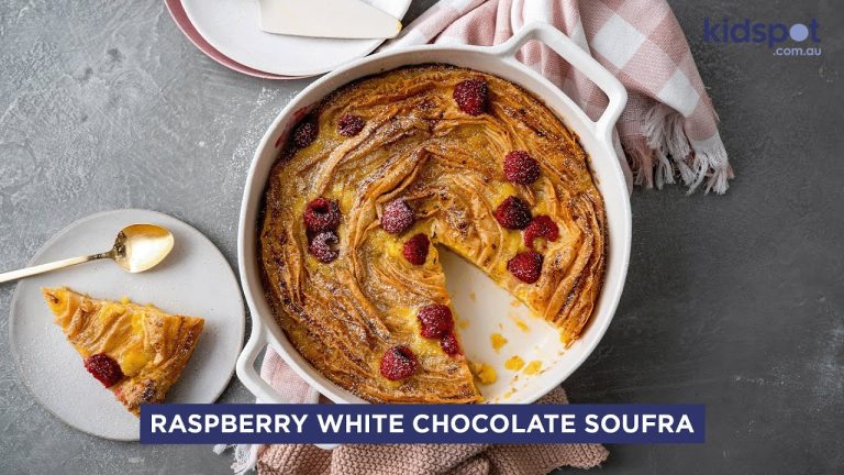 Raspberry White Chocolate Soufra  | Simple Dessert Recipes | Kidspot