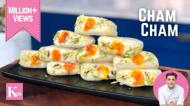Cham Cham Mithai | हलवाई जैसी चम-चम मिठाई | Bengali Chom Chom | Kunal Kapur Special Dessert Recipes