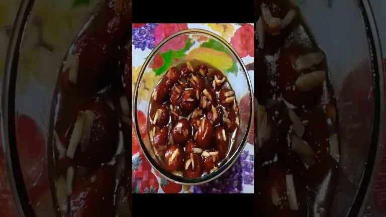 bread gulab jamun recipe juicy syrup with perfect sweet ।। #shorts #virulshorts #breadgulabjamun
