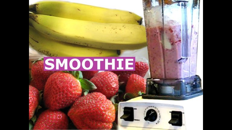 How to make Strawberry Banana Smoothie – Healthy Milkshake Drink – Smoothie Recipes – HomeyCircle