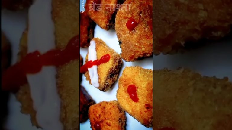 Crunchy Bread Snacks | #snackvideo | #breadrecipes | #shortvideo
