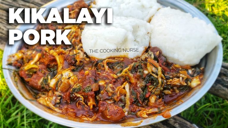 HOW TO MAKE KIKALAYI PORK AT HOME | PORK RECIPE |The cooking nurse #kikalayi #kabagarame #pork