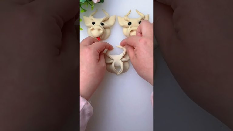 Satisfying & Creative Dough Pastry Recipes (P212) – Bread Rolls, Bun Shapes, Pasta, Cute Buffalo