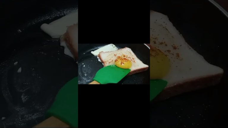 Bread With Egg Healthy Recipe