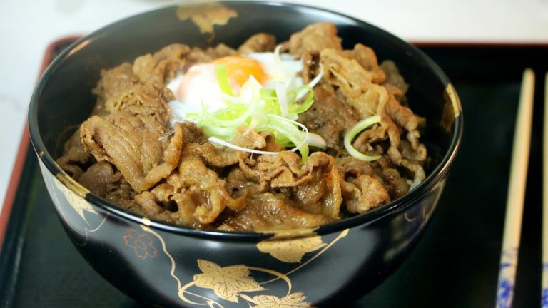 Easy Beef Gyudon | Japanese Beef Bowl Recipe