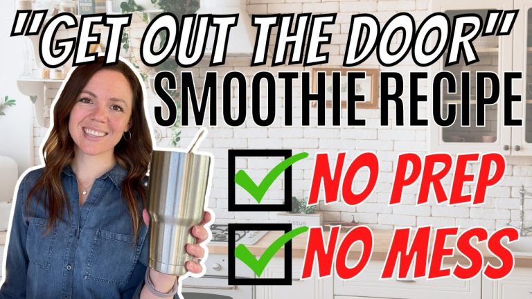 Best Smoothie Recipe For BUSY MORNINGS *Healthy & Delicious*