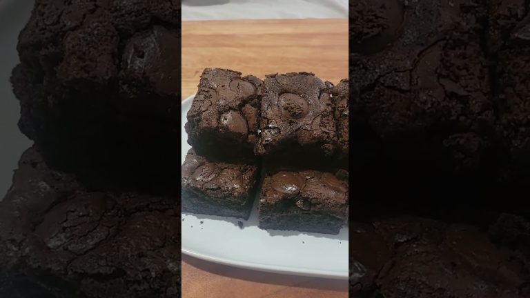Chocolate Brownies home made #shorts  #chocolate #brownies #dessert #recipes