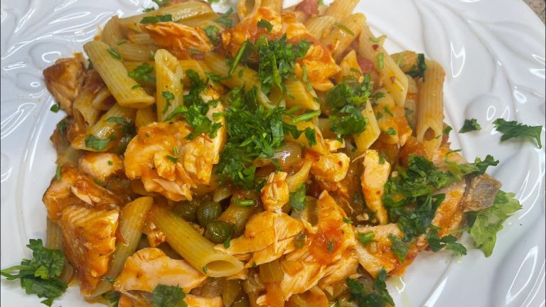 Salmon pasta | a must try !! #sodelicious #recipe #salmon #seafood #pasta #italianfood