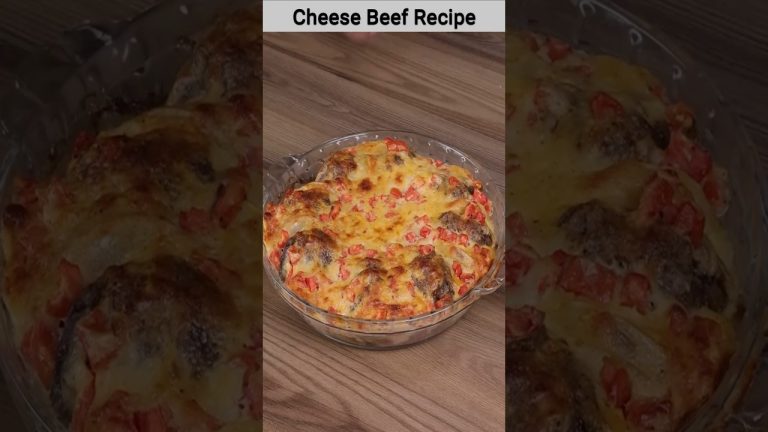 Best cheese beef recipe 🧀🥩👌 #shorts #viral #short