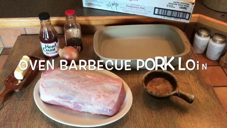 Oven BBQ Pork Loin ** Barbeque Recipe | How to Cook Pork Loin