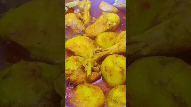 Chicken Curry Recipe।।Easy & homely chicken curry 😋😋#shorts #shortsvideo #ytshorts #youtubeshorts