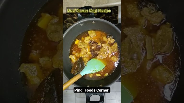 Beef Korma Recipe #shorts #youtubeshorts