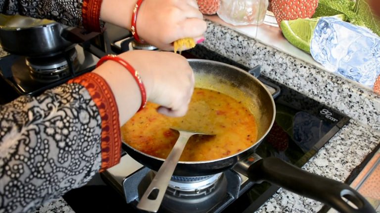 Yellow Dal / Pasta / Indian Style Pasta Kids Favourite / Split Pigeon / Tuvar Dal Pasta Recipe /