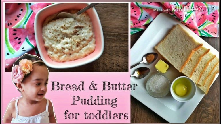 Bread And Butter Pudding Recipe For Toddlers | Bread Recipe For Babies | Bread Recipes