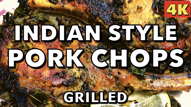 Killer Indian Pork Chops Recipe – Grilled and Fried with Amazing Indian Spices | ASMR 4K Cooking