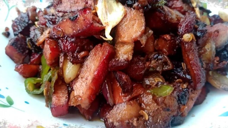 Home Cooking I Easy Smoked Pork Dry Fry I Recipe no. 11