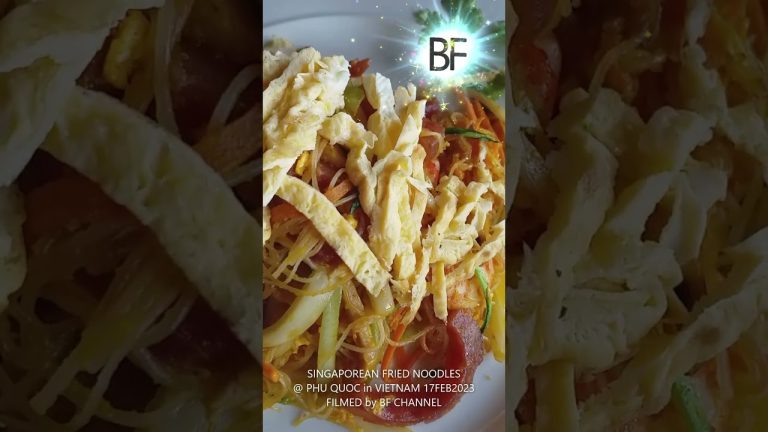 SINGAPOREAN NOODLEs?!!😋🍝YUMmy FRIED PASTA#shorts BFCHANNEL#trending#viral#noodles#satisfying#pasta