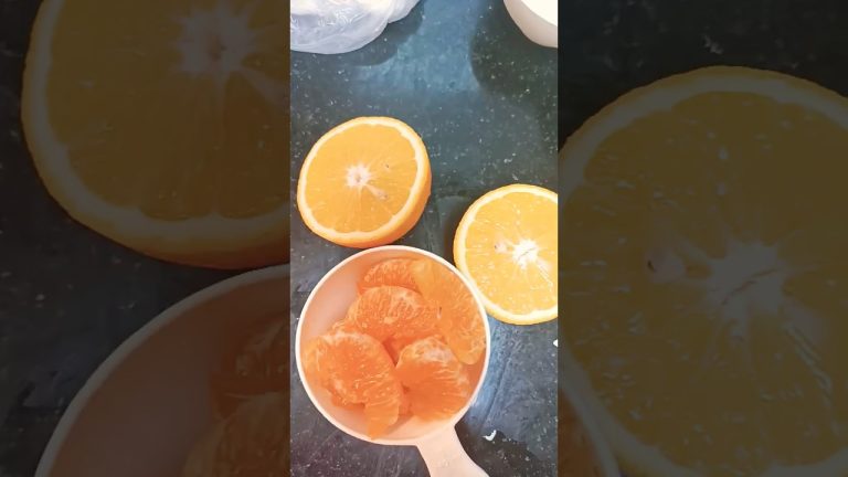 easy Orange Jelly recipe#jelly recipe with fresh oranges#orange jelly dessert#short video#hamida's