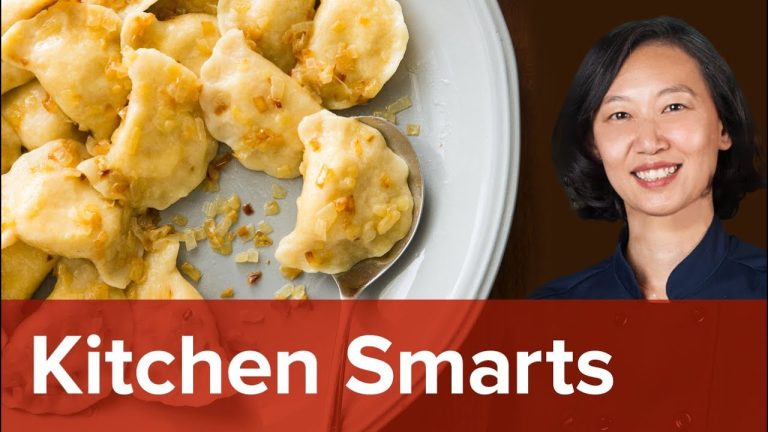How to Shape European Dumplings: Pierogi and Pyramid-Shaped