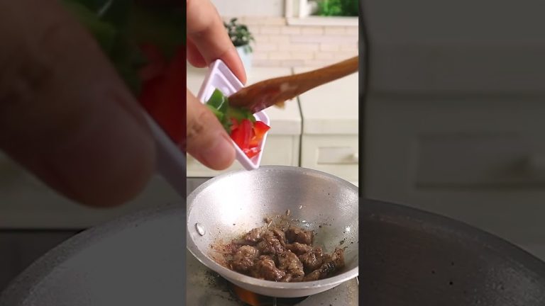 Mini Food Beef with Veggie #shorts