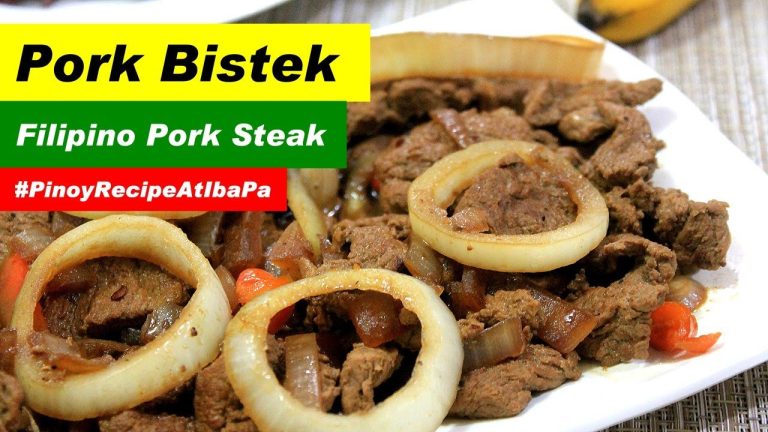 Pork Bistek Recipe | How to cook Pork Bistek Tagalog