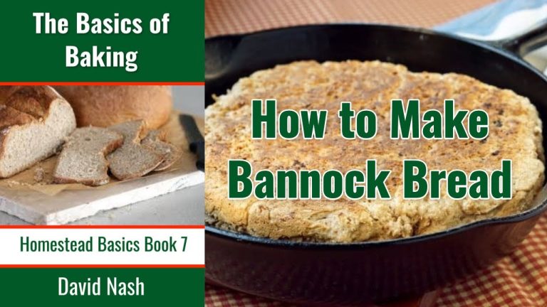 How to Make Bannock Bread | Easy Cast Iron Skillet Recipe | Homemade Scottish Skillet Bread