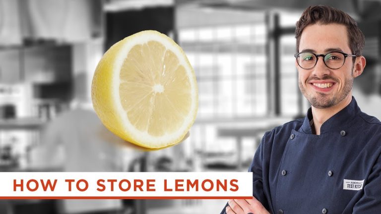 The Best Way to Store Your Lemons