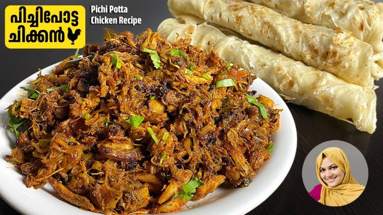 പിച്ചി പോട്ട ചിക്കനും പൊറോട്ടയും ഒരു രക്ഷയുമില്ല, Must try combo / Chicken Recipes Malayalam