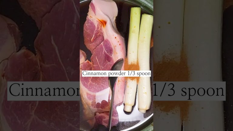 Korean food, simple Bossam(a pork dish) recipe #cooking #funny #sigmameme