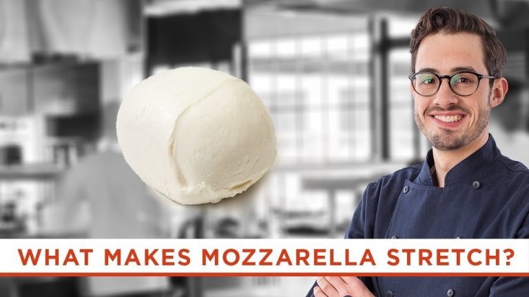 What Makes Mozzarella Cheese Stretchy?