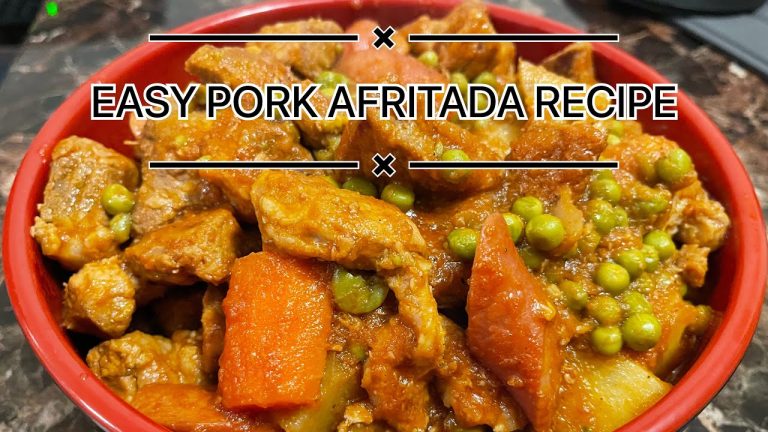 How to cook Pork Afritada | Easy Pork Afritada Recipe