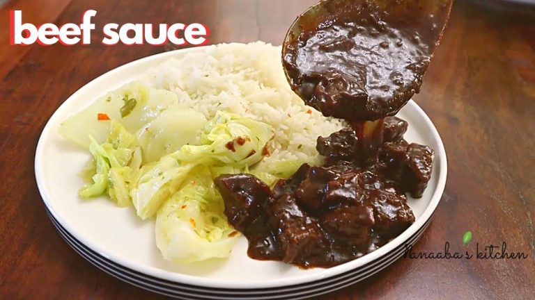 Tasty Beef Sauce Recipe – make this simple beef sauce recipe under 30mins.