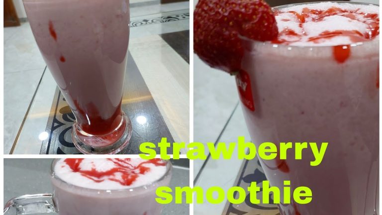 strawberry smoothie | smoothie  | Sejal Dalwadi recipes