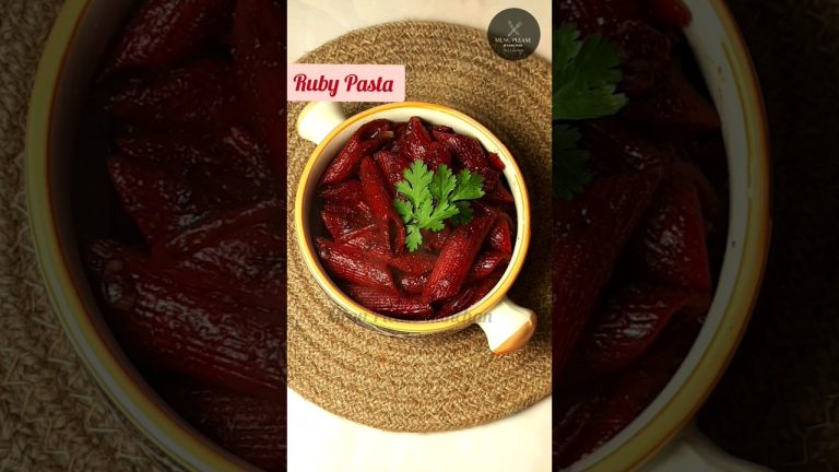 Ruby Pasta Recipe 😍 #rubypasta #pasta #pastarecipe #food #cooking #easyrecipe #shorts