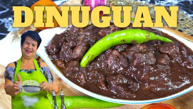PORK DINUGUAN | FILIPINO PORK BLOOD STEW best kainin with puto bigas