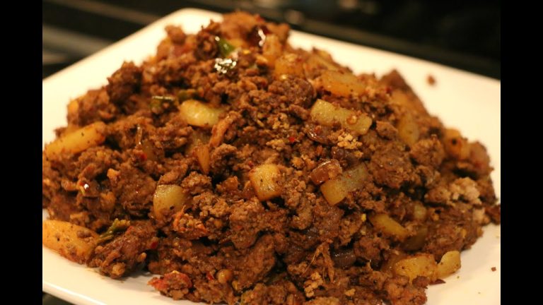 Bachelor Special Recipe-Easy Kheema curry/beef kheema