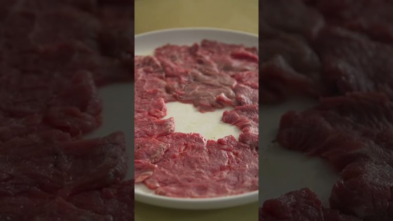 RAW Beef Salad?! | How To Make Carpaccio At Home